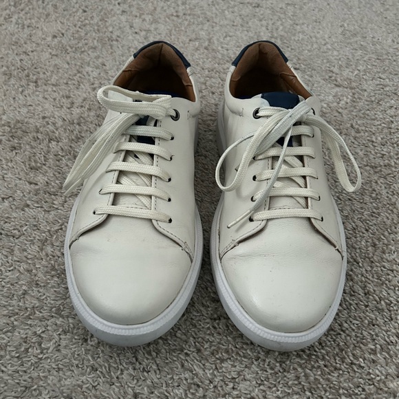 Clarks Other - Clarks Cambro Men's Low-Top 7.5 M Casual Sneakers Vanilla White
